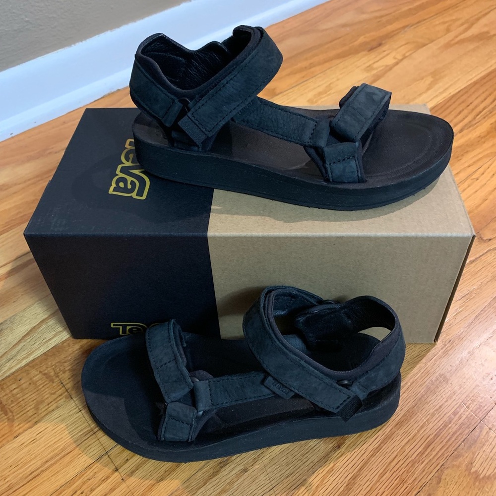 Teva Original Universal Premier Leather - Black